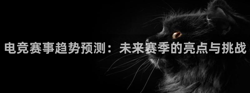米兰电竞官网：电竞赛事趋势预测：未来赛季的亮点与挑战