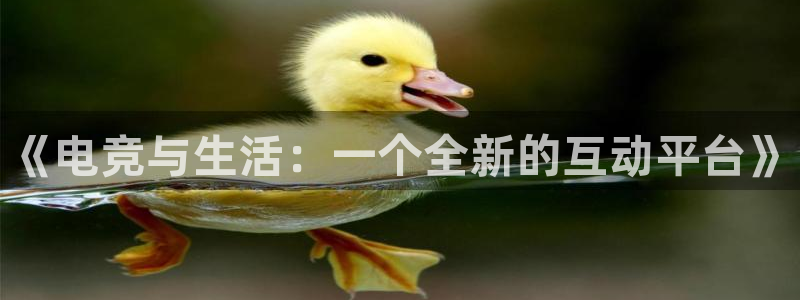 米兰电竞在线官网：《电竞与生活：一个全新的互动平台》